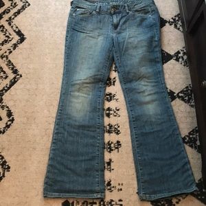 Calvin Klein petite denim bootcut jeans